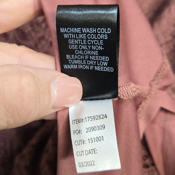 Torrid Babydoll Shirt Top Plus Size 4X Pink Lace Sharkbite Regency Poet Romantic - Picture 10 of 10